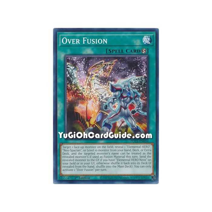 Over Fusion (Common) – Power of the Elements | Carta YUGIOH en México