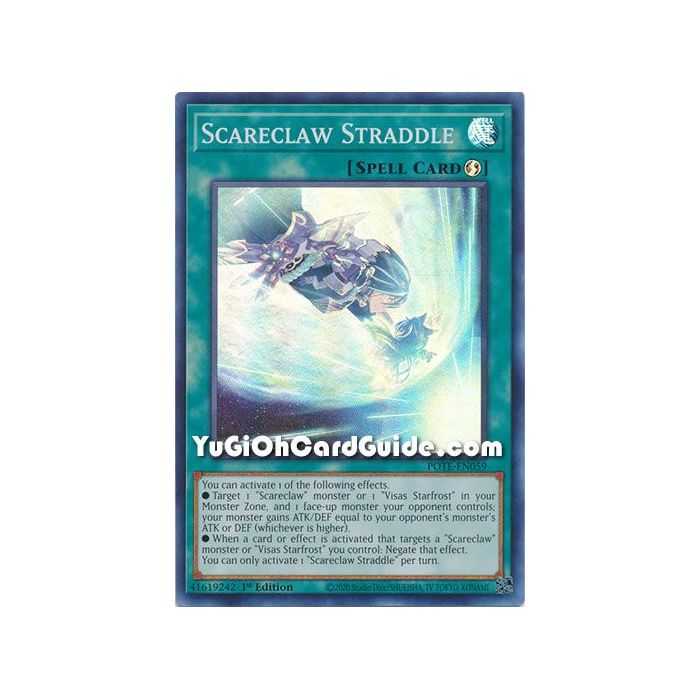 Scareclaw Straddle (Super Rare) – Power of the Elements | Carta YUGIOH en México