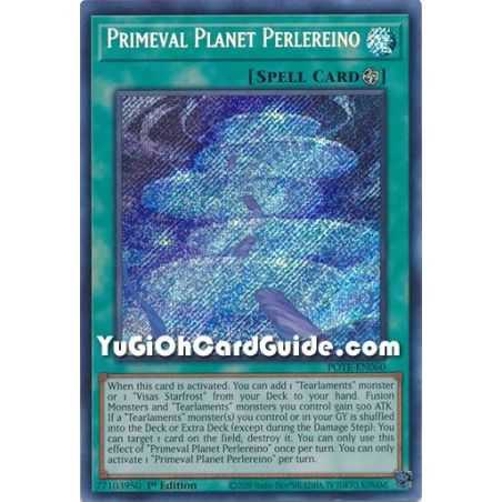 Primeval Planet Perlereino (Secret Rare) – Power of the Elements | Carta YUGIOH en México