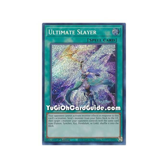 Ultimate Slayer (Secret Rare) – Power of the Elements | Carta YUGIOH en México