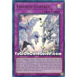 Favorite Contact (Ultra Rare) – Power of the Elements | Carta YUGIOH en México