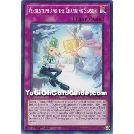Vernusylph and the Changing Season (Common) – Power of the Elements | Carta YUGIOH en México