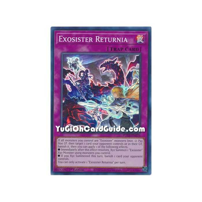 Exosister Returnia (Super Rare) – Power of the Elements | Carta YUGIOH en México