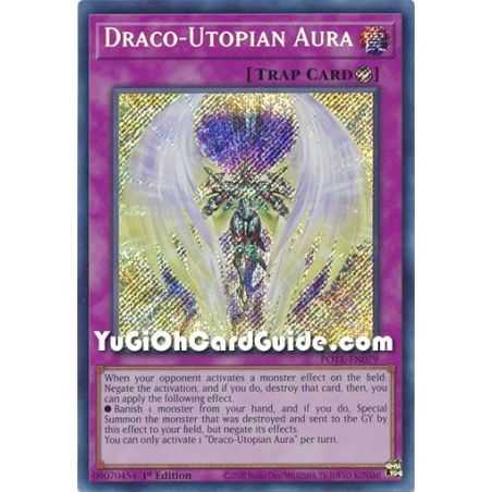 Draco-Utopian Aura (Secret Rare) – Power of the Elements | Carta YUGIOH en México