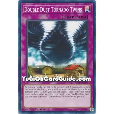 Double Dust Tornado Twins (Common) – Power of the Elements | Carta YUGIOH en México