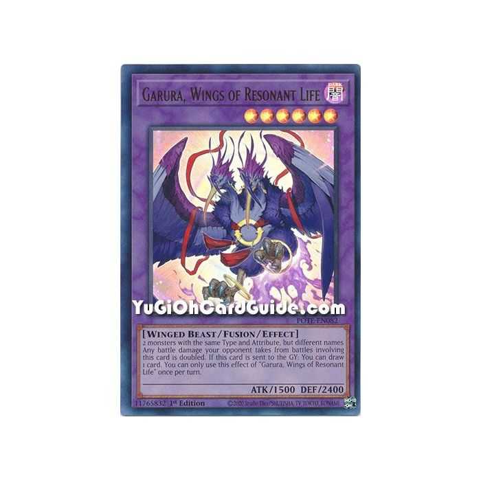 Garura, Wings of Resonant Life (Ultra Rare) – Power of the Elements | Carta YUGIOH en México