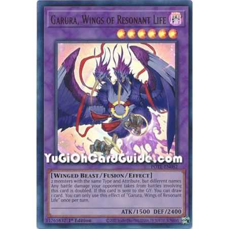 Garura, Wings of Resonant Life (Ultra Rare) – Power of the Elements | Carta YUGIOH en México