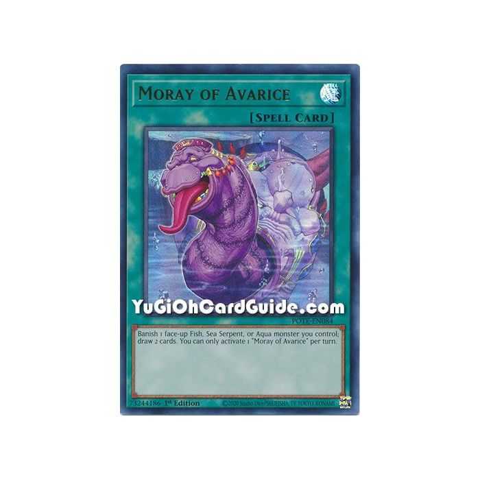 Moray of Avarice (Ultra Rare) – Power of the Elements | Carta YUGIOH en México