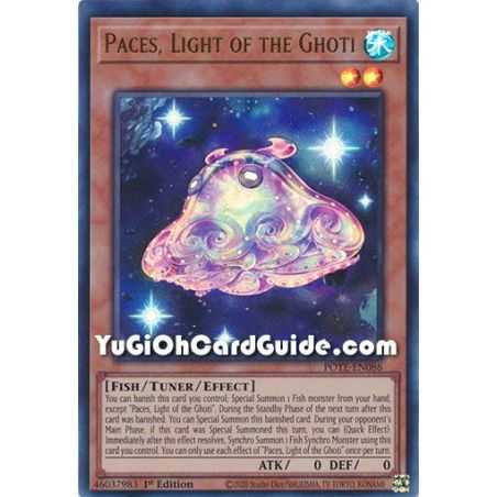 Paces, Light of the Ghoti (Ultra Rare) – Power of the Elements | Carta YUGIOH en México