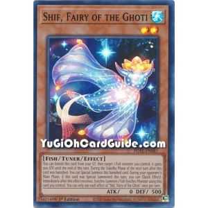 Shif, Fairy of the Ghoti (Super Rare) – Power of the Elements | Carta YUGIOH en México