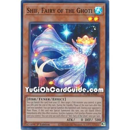Shif, Fairy of the Ghoti (Super Rare) – Power of the Elements | Carta YUGIOH en México