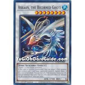 Askaan, the Bicorned Ghoti (Common) – Power of the Elements | Carta YUGIOH en México