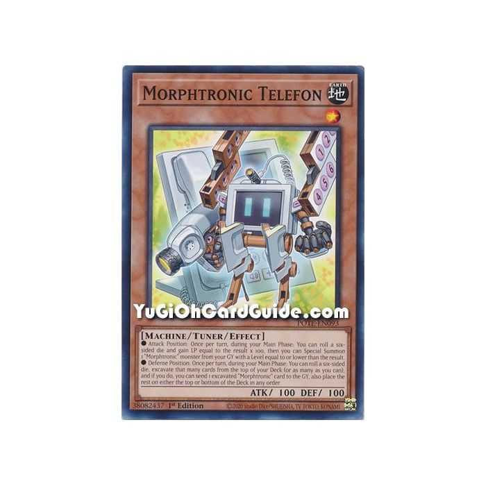 Morphtronic Telefon (Common) – Power of the Elements | Carta YUGIOH en México