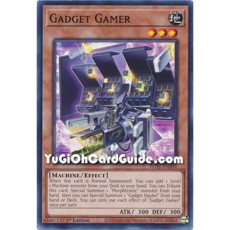 Gadget Gamer (Common) – Power of the Elements | Carta YUGIOH en México