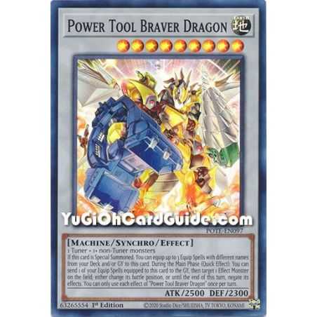 Power Tool Braver Dragon (Super Rare) – Power of the Elements | Carta YUGIOH en México