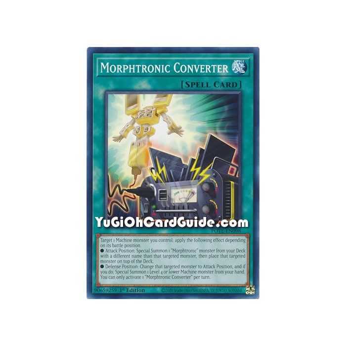 Morphtronic Converter (Common) – Power of the Elements | Carta YUGIOH en México