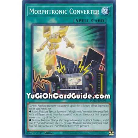 Morphtronic Converter (Common) – Power of the Elements | Carta YUGIOH en México