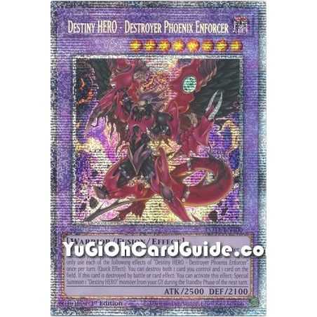 Destiny HERO - Destroyer Phoenix Enforcer (Starlight Rare) – Power of the Elements | Carta YUGIOH en México