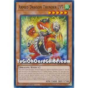 Armed Dragon Thunder LV5 (Common) – 2019 Gold Sarcophagus Mega Pack | Carta YUGIOH en México