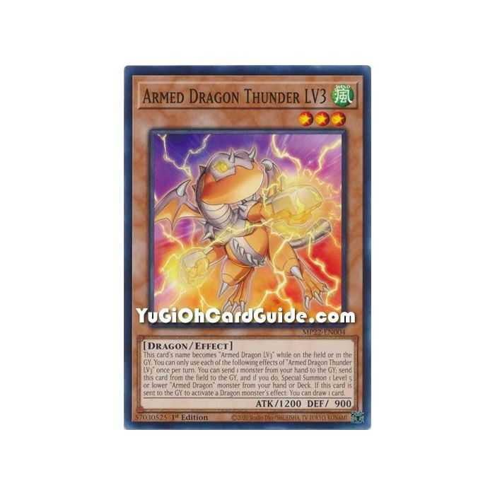 Armed Dragon Thunder LV3 (Common) – 2019 Gold Sarcophagus Mega Pack | Carta YUGIOH en México