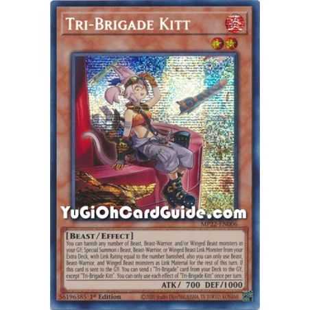 Tri-Brigade Kitt (Prismatic Secret Rare) – 2019 Gold Sarcophagus Mega Pack | Carta YUGIOH en México