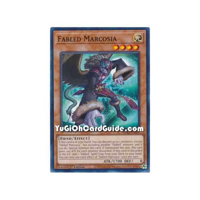 Fabled Marcosia (Common) – 2019 Gold Sarcophagus Mega Pack | Carta YUGIOH en México