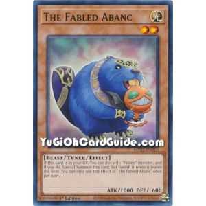 The Fabled Abanc (Common) – 2019 Gold Sarcophagus Mega Pack | Carta YUGIOH en México