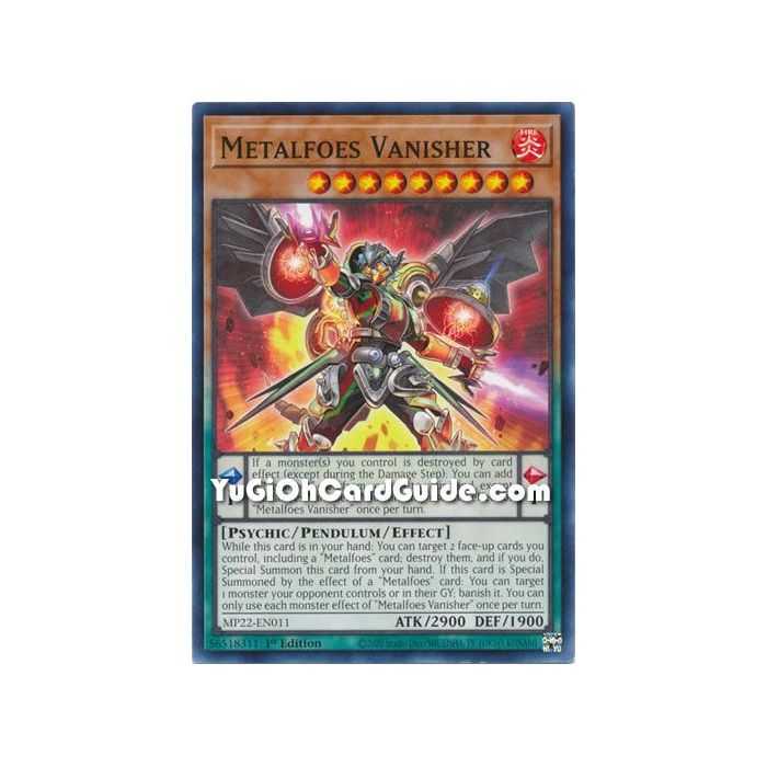 Metalfoes Vanisher (Common) – 2019 Gold Sarcophagus Mega Pack | Carta YUGIOH en México