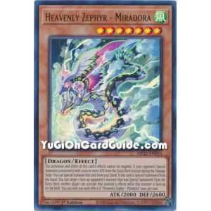 Heavenly Zephyr - Miradora (Ultra Rare) – 2019 Gold Sarcophagus Mega Pack | Carta YUGIOH en México