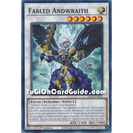 Fabled Andwraith (Common) – 2019 Gold Sarcophagus Mega Pack | Carta YUGIOH en México