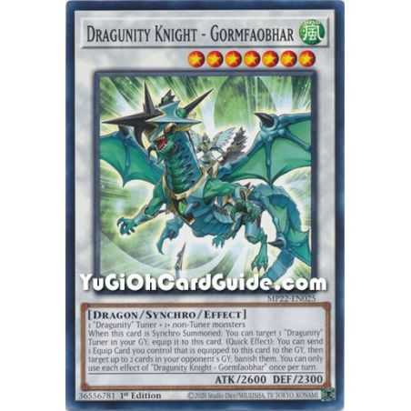 Dragunity Knight - Gormfaobhar (Common) – 2019 Gold Sarcophagus Mega Pack | Carta YUGIOH en México