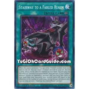 Stairway to a Fabled Realm (Common) – 2019 Gold Sarcophagus Mega Pack | Carta YUGIOH en México
