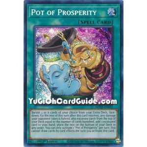 Pot of Prosperity (Prismatic Secret Rare) – 2019 Gold Sarcophagus Mega Pack | Carta YUGIOH en México