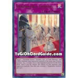 Dogmatika Genesis (Ultra Rare) – 2019 Gold Sarcophagus Mega Pack | Carta YUGIOH en México