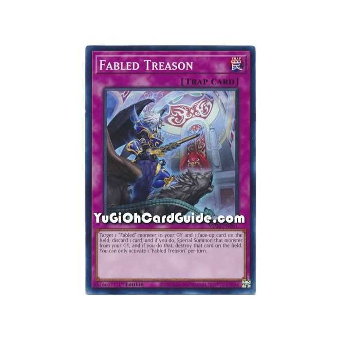 Fabled Treason (Common) – 2019 Gold Sarcophagus Mega Pack | Carta YUGIOH en México