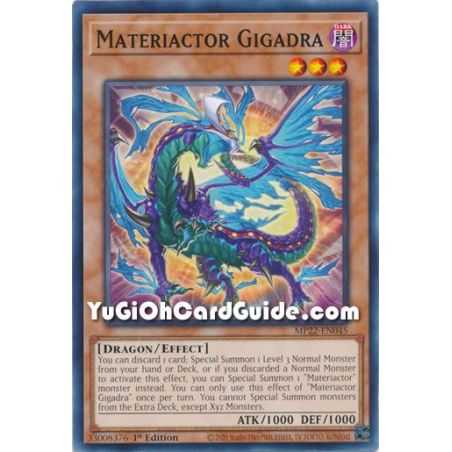 Materiactor Gigadra (Common) – 2019 Gold Sarcophagus Mega Pack | Carta YUGIOH en México