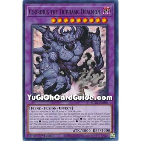 Coordius the Triphasic Dealmon (Common) – 2019 Gold Sarcophagus Mega Pack | Carta YUGIOH en México