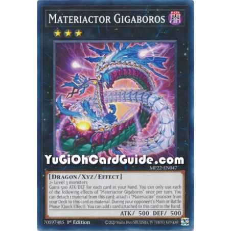 Materiactor Gigaboros (Common) – 2019 Gold Sarcophagus Mega Pack | Carta YUGIOH en México