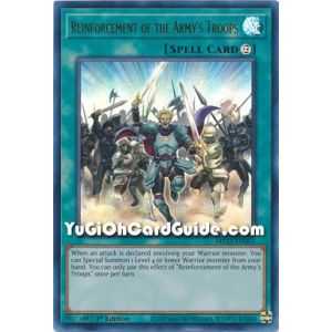 Reinforcement of the Army's Troops (Ultra Rare) – 2019 Gold Sarcophagus Mega Pack | Carta YUGIOH en México