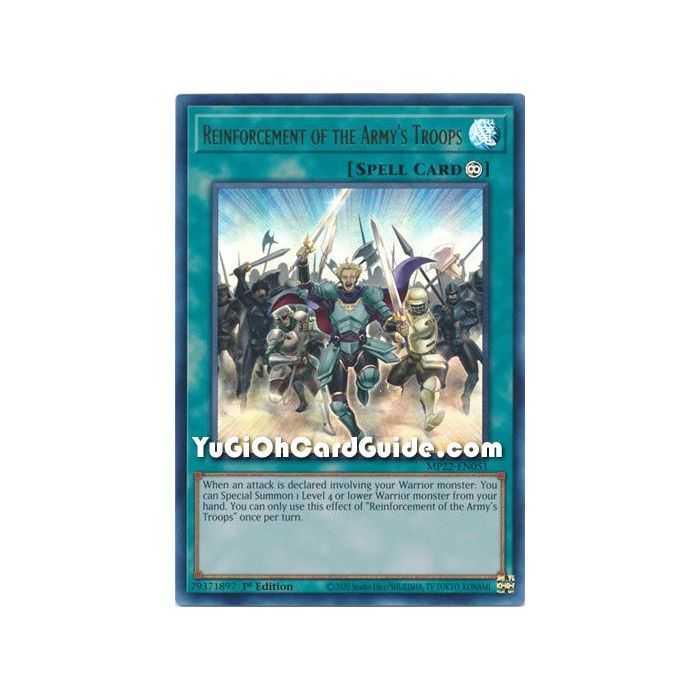 Reinforcement of the Army's Troops (Ultra Rare) – 2019 Gold Sarcophagus Mega Pack | Carta YUGIOH en México