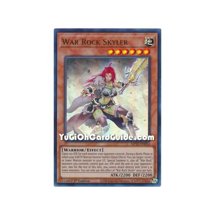 War Rock Skyler (Ultra Rare) – 2019 Gold Sarcophagus Mega Pack | Carta YUGIOH en México