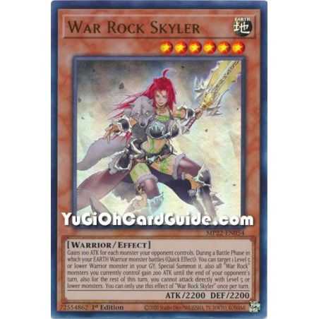 War Rock Skyler (Ultra Rare) – 2019 Gold Sarcophagus Mega Pack | Carta YUGIOH en México