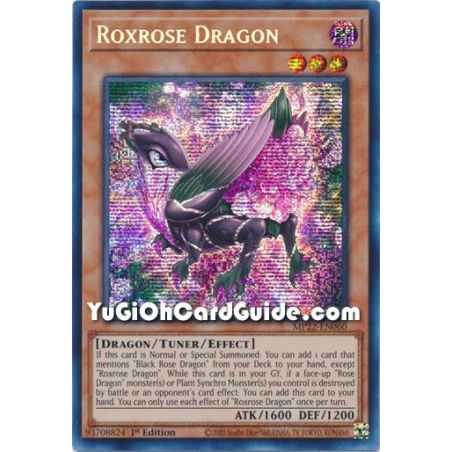 Roxrose Dragon (Prismatic Secret Rare) – 2019 Gold Sarcophagus Mega Pack | Carta YUGIOH en México
