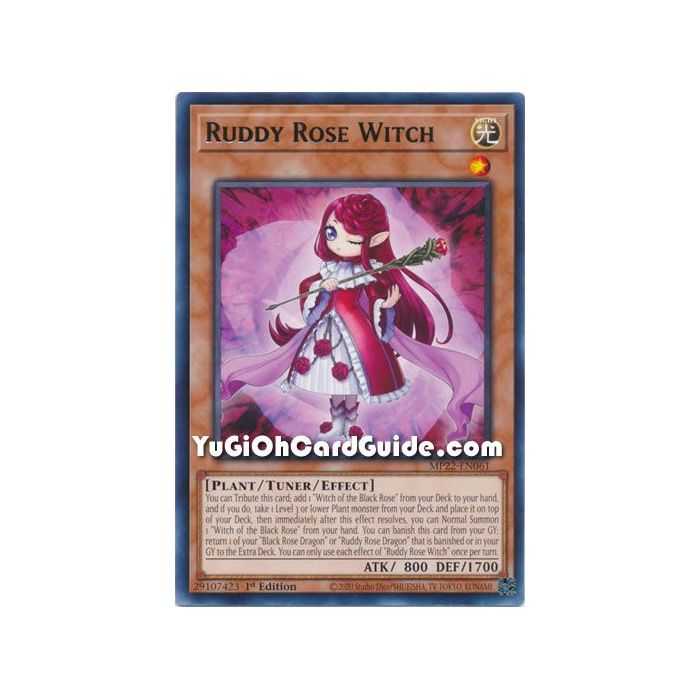 Ruddy Rose Witch (Rare) – 2019 Gold Sarcophagus Mega Pack | Carta YUGIOH en México