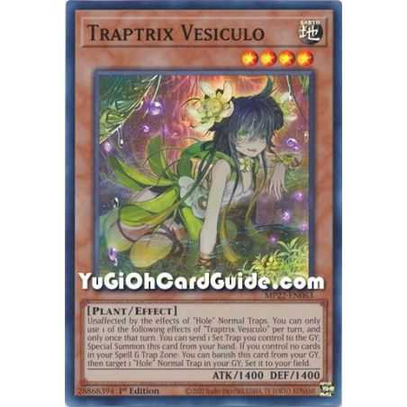 Traptrix Vesiculo (Super Rare) – 2019 Gold Sarcophagus Mega Pack | Carta YUGIOH en México