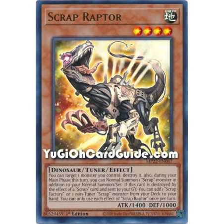 Scrap Raptor (Ultra Rare) – 2019 Gold Sarcophagus Mega Pack | Carta YUGIOH en México