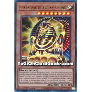 Pharaonic Guardian Sphinx (Ultra Rare) – 2019 Gold Sarcophagus Mega Pack | Carta YUGIOH en México