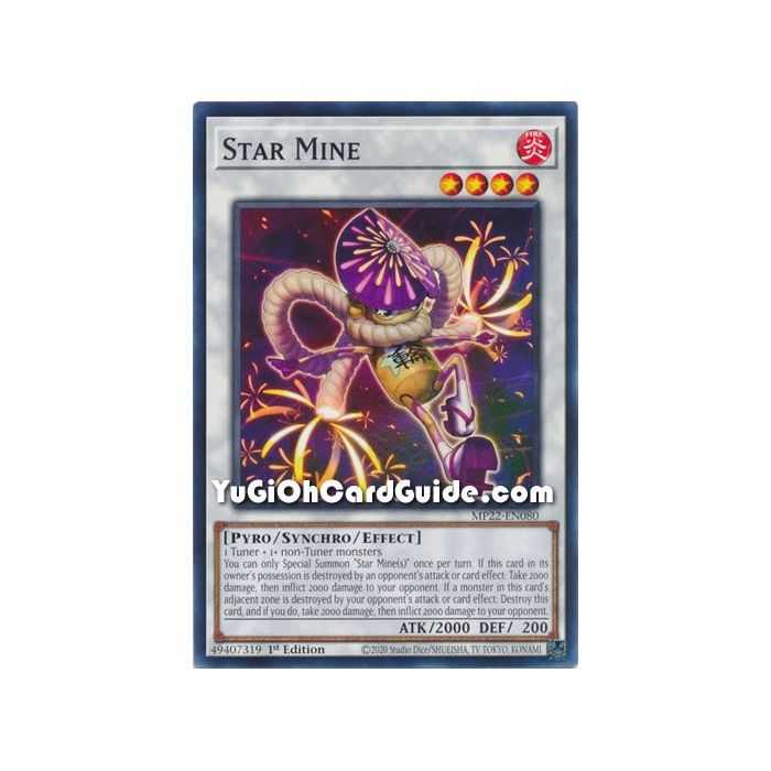 Star Mine (Common) – 2019 Gold Sarcophagus Mega Pack | Carta YUGIOH en México
