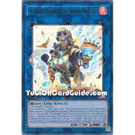 Tri-Brigade Bearbrumm the Rampant Rampager (Ultra Rare) – 2019 Gold Sarcophagus Mega Pack | Carta YUGIOH en México