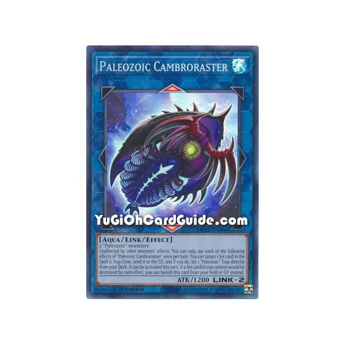 Paleozoic Cambroraster (Super Rare) – 2019 Gold Sarcophagus Mega Pack | Carta YUGIOH en México